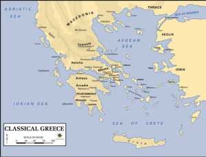 map of greece