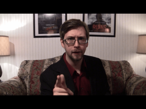 Leslie Rice laying down the cinematic law on his web show Terror Obscura