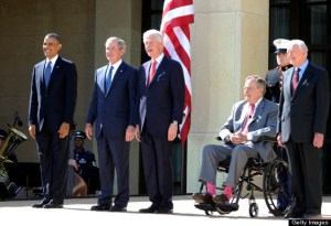 The ruling class enjoying a moment together far from the chaos they've mired the rest of us in.