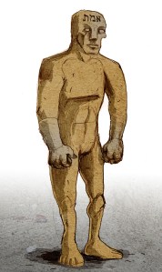 Golem depicted by Philippe Semeria