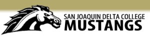 san joaquin delta college mustangs logo