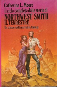 Even though Northwest Smith always used ray-guns but NEVER a sword this artist drew him holding one anyway. Go figure. 