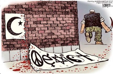 Coexist cartoon