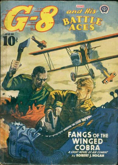 G-8 faces his greatest threat - three boring covers in a row! 