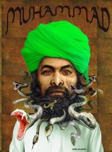 The insane child rapist Muhammad, as presented in one of the entries in the Draw Muhammad Contest. 