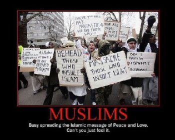 Muslims peace and love