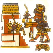 Aztec fire god