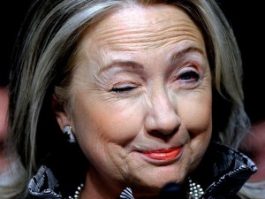 Hillary Winking