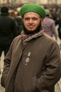Muslim "scholar" Mucahid Hicad Han, who wages war on masturbation, uh, single-handed as it were.