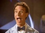 Bow-tied scientist impersonator Bill Nye.