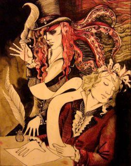 Maldoror and Mervyn, drawn by Monsieur Le Six. 