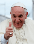 Pope Francis thumbs up