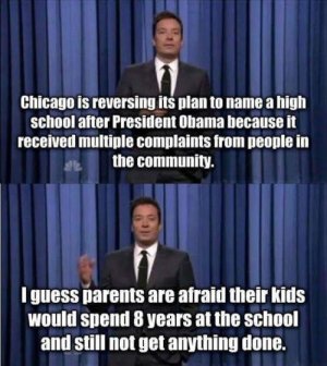 Jimmy Kimmel joke about Obama