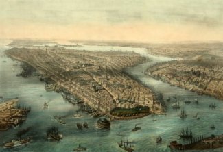 Manhattan in the 1600s