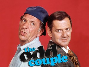 The Odd Couple Jack Klugman (left) and Tony Randall
