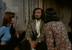 Khorda in Charles Manson mode surrounded by his hippie throng.