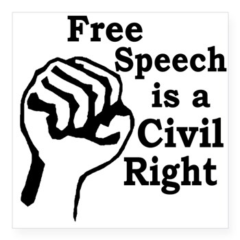 Free speech is a civil right