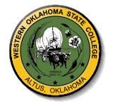 Western Oklahoma State Pioneers SQUARE logo