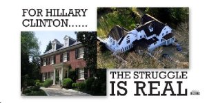 Hillary Clinton struggle is real