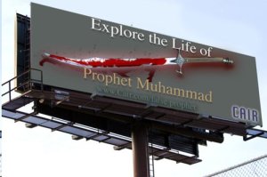 Islam blood on sword