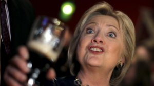 hillary-drink-in-hand