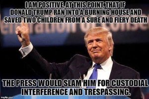 President trump saving children