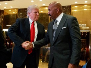 Donald Trump and Steve Harvey 2