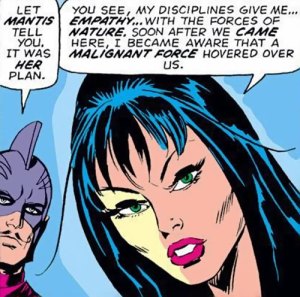 Mantis and Swordsman (partial)