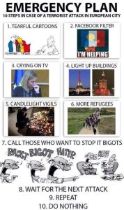 Muslim terror attack 10 step plan
