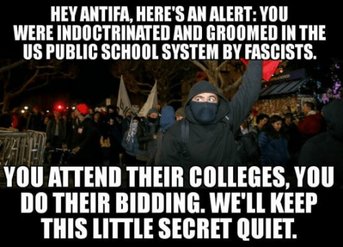 political cartoon fascist educational system