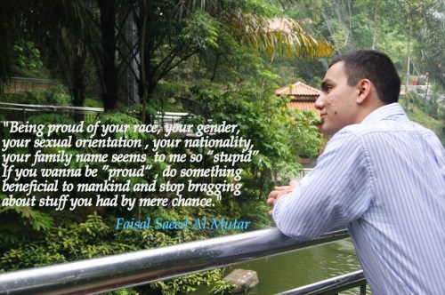 Faisal on identity politics