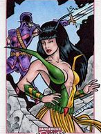 swordsman and mantis