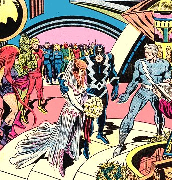 Crystal and Quicksilver wedding