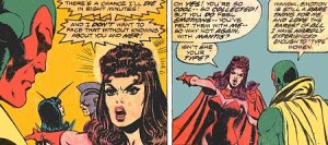Wanda and Vision arguing