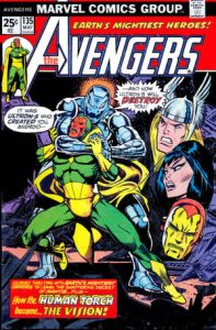 Avengers 135 torch is passed