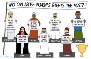 Muslim nations abusing women