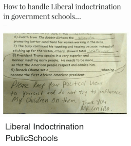 education or indoctrination 2