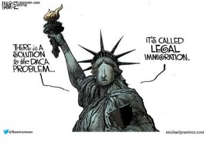 illegal immigration cartoon