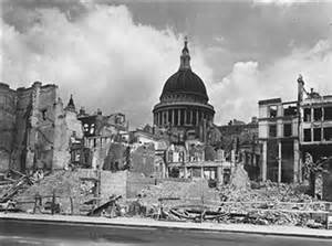 London in ruins