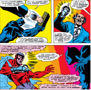 black panther exposes klaw