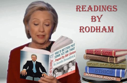 Hillary reads