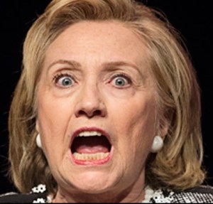 Hillary screaming again