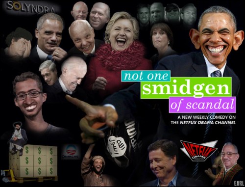 Obama phony claim he was scandal-free