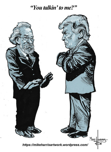 Trump intimidating de niro