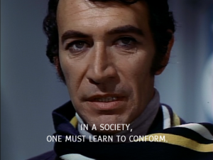 Peter Wyngarde without moustache