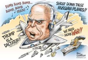 John McCain mad bomber