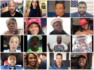 Trump and black support