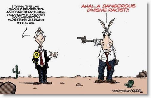 illegal immigration cartoon