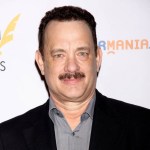 Tom Hanks with Hitler stache