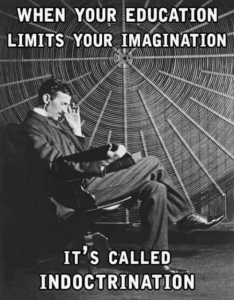education limits your imagination